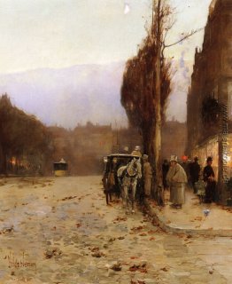 Paris an der Dämmerung Paris an der Dämmerung