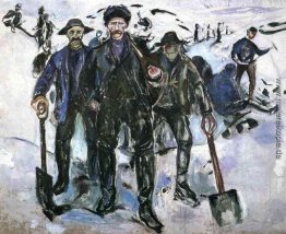 Arbeiter im Schnee Arbeiter im Schnee