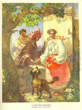 A Gypsy Fortune Teller A Gypsy Fortune Teller