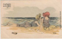 Jungen und Mädchen auf dem Meer Jungen und Mädchen auf dem Meer