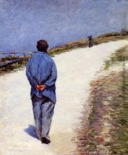 Pere Magloire auf dem Weg nach Saint-Clair, Etretat Pere Magloire auf dem Weg nach Saint-Clair, Etretat