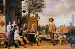 Landschaft mit einer Familie Landschaft mit einer Familie