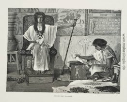 Darstellung von Joseph dem Pharao das Lesen Darstellung von Joseph dem Pharao das Lesen