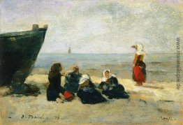 Berck, Fischerfrauen am Strand Berck, Fischerfrauen am Strand