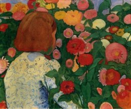 Mädchen mit Blumen Mädchen mit Blumen