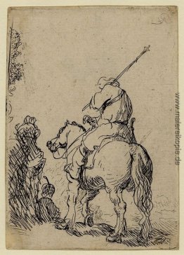 Turban Soldat auf dem Pferd Turban Soldat auf dem Pferd
