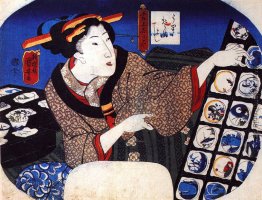 Woman Verkauf von dekorativen Schalen Woman Verkauf von dekorativen Schalen
