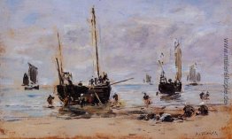 Berck, Fischer bei Ebbe Berck, Fischer bei Ebbe