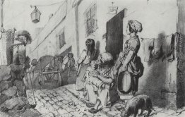 Die Beerdigung von einem armen Viertel von Paris Die Beerdigung von einem armen Viertel von Paris