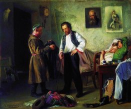 Der Künstler, der den Verkauf von alten Sachen an Tatar (Studio Der Künstler, der den Verkauf von alten Sachen an Tatar (Studio