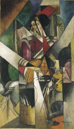 Frau mit Tiere Frau mit Tiere
