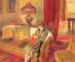 Die Frau des Künstlers Knitting Die Frau des Künstlers Knitting