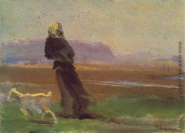 Frau mit Ziege Frau mit Ziege