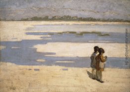 Zwei Kinder auf dem Strand Zwei Kinder auf dem Strand
