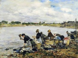Wäscherinnen am Ufer des Touques Wäscherinnen am Ufer des Touques