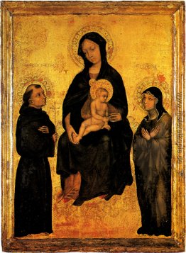 Madonna in Gloria zwischen heiligen Franziskus und Santa Chiara Madonna in Gloria zwischen heiligen Franziskus und Santa Chiara