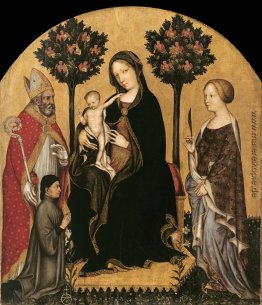 Thronende Maria mit Kind, Heiligen und einem Stifter Thronende Maria mit Kind, Heiligen und einem Stifter