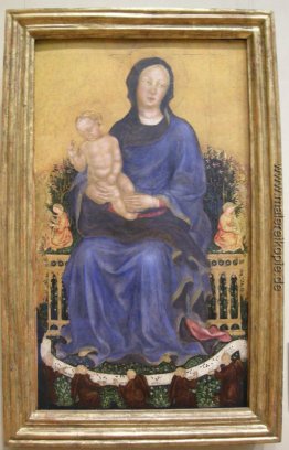 Thronende Madonna mit Engeln Thronende Madonna mit Engeln