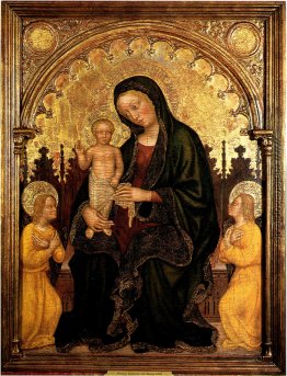 Madonna mit Kind und zwei Engeln Gentile da Fabriano Madonna mit Kind und zwei Engeln Gentile da Fabriano