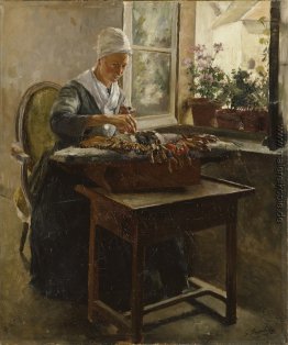 Spetsknypplerskan 1885 Spetsknypplerskan 1885