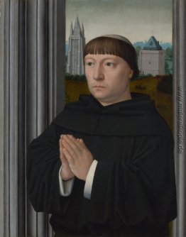 Ein Augustiner-Mönch Beten Ein Augustiner-Mönch Beten