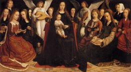 Madonna mit Engeln und Heiligen Madonna mit Engeln und Heiligen