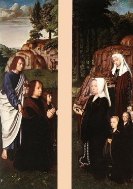 Triptychon von Jean Des Trompes (Seitenwände) Triptychon von Jean Des Trompes (Seitenwände)