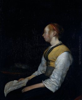 Girl in Bauerntracht. Wahrscheinlich Gesina des Malers Halbschwe Girl in Bauerntracht. Wahrscheinlich Gesina des Malers Halbschwe