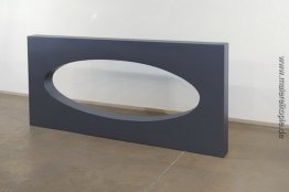 Metalliod Blau-grau ohne Oval Sculpture Metalliod Blau-grau ohne Oval Sculpture