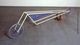 Perlen Rahmen Vehicle mit Violettblau Triangle Tank- Perlen Rahmen Vehicle mit Violettblau Triangle Tank-