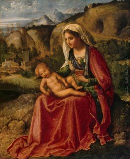 Madonna und Kind in einer Landschaft Madonna und Kind in einer Landschaft