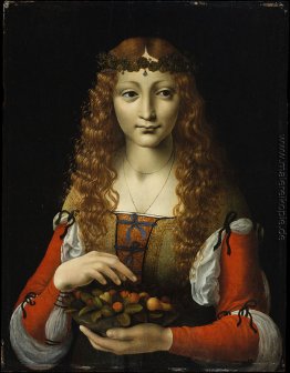 Mädchen mit Kirschen (auch Ambrogio de Predis zugeschrieben) Mädchen mit Kirschen (auch Ambrogio de Predis zugeschrieben)
