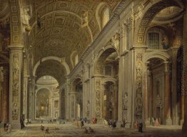 Interior of St Peter in Rom Interior of St Peter in Rom