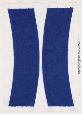 Farbiges Papier Bild V (blaue Kurven) aus farbigem Papier Images Farbiges Papier Bild V (blaue Kurven) aus farbigem Papier Images