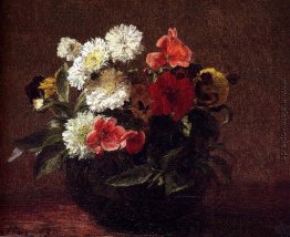 Blumen in einem Tontopf Blumen in einem Tontopf