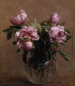 Vase mit Pfingstrosen Vase mit Pfingstrosen