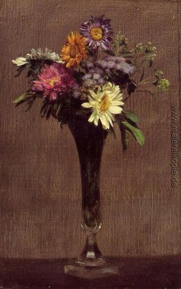 Gänseblümchen und Dahlien Gänseblümchen und Dahlien