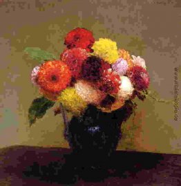 Vase von Dahlien Vase von Dahlien