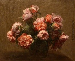 Vase mit Pfingstrosen Vase mit Pfingstrosen