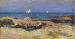 Segelboote in der Nähe der Küste Segelboote in der Nähe der Küste