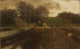 Pferd und Reiter in einer Landschaft Pferd und Reiter in einer Landschaft