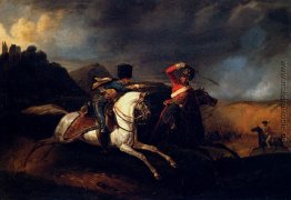 Zwei Soldaten zu Pferd Zwei Soldaten zu Pferd