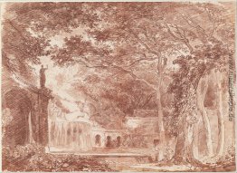 Die Oval-Brunnen in den Gärten der Villa d'Este, Tivoli Die Oval-Brunnen in den Gärten der Villa d'Este, Tivoli