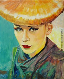 Porträt einer topmodel Porträt einer topmodel