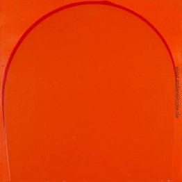 Gegossen Malerei: Orange, Rot, Orange Gegossen Malerei: Orange, Rot, Orange