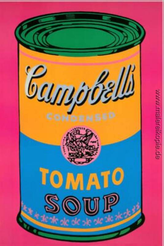 Suppendose Von Campbell Tomaten Pink Di Andy Warhol Von Andy Warhol Olgemalde Reproduktion