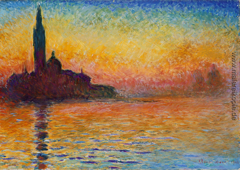 San Giorgio Maggiore in der Abenddämmerung