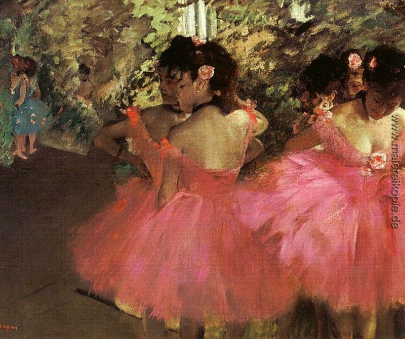 Tänzerinnen in rosa