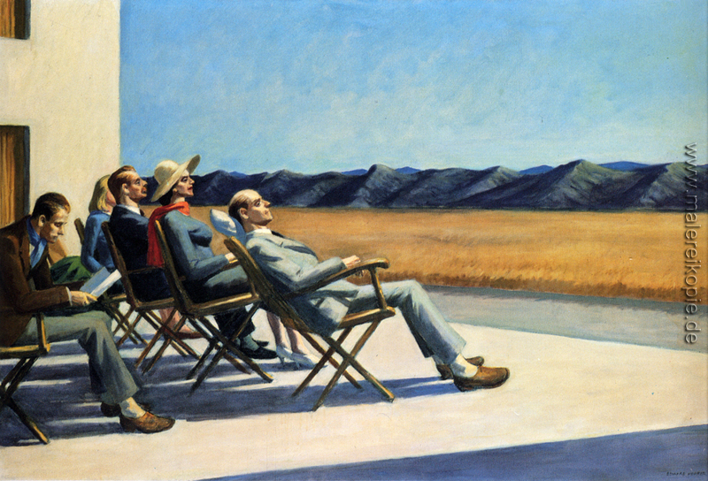 Menschen in der Sonne