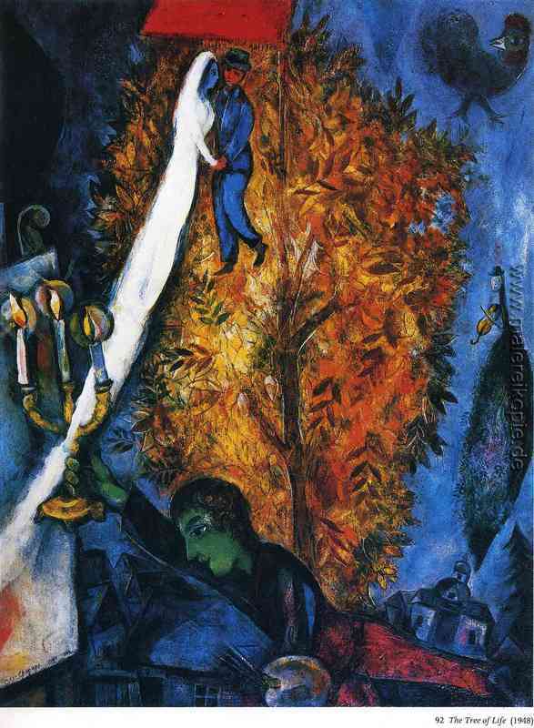 Der Baum des Lebens di Marc Chagall von Marc Chagall